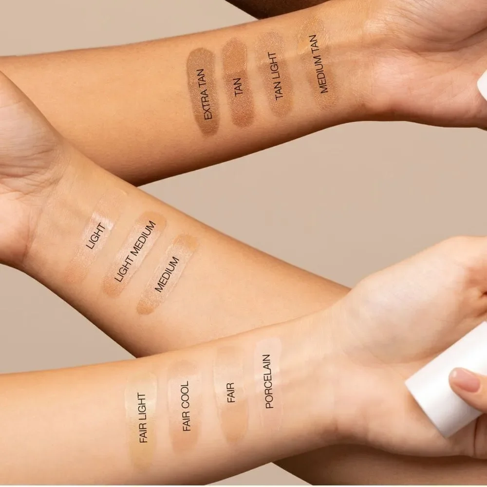 Huda Beauty Glowish Multidew Skin Tint available in 9 shades UPDATED NEW SHADES